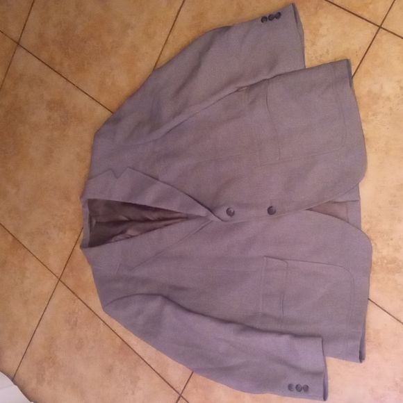 Tailored by Palm Beach Grey Blazer - Picture 2 of 13